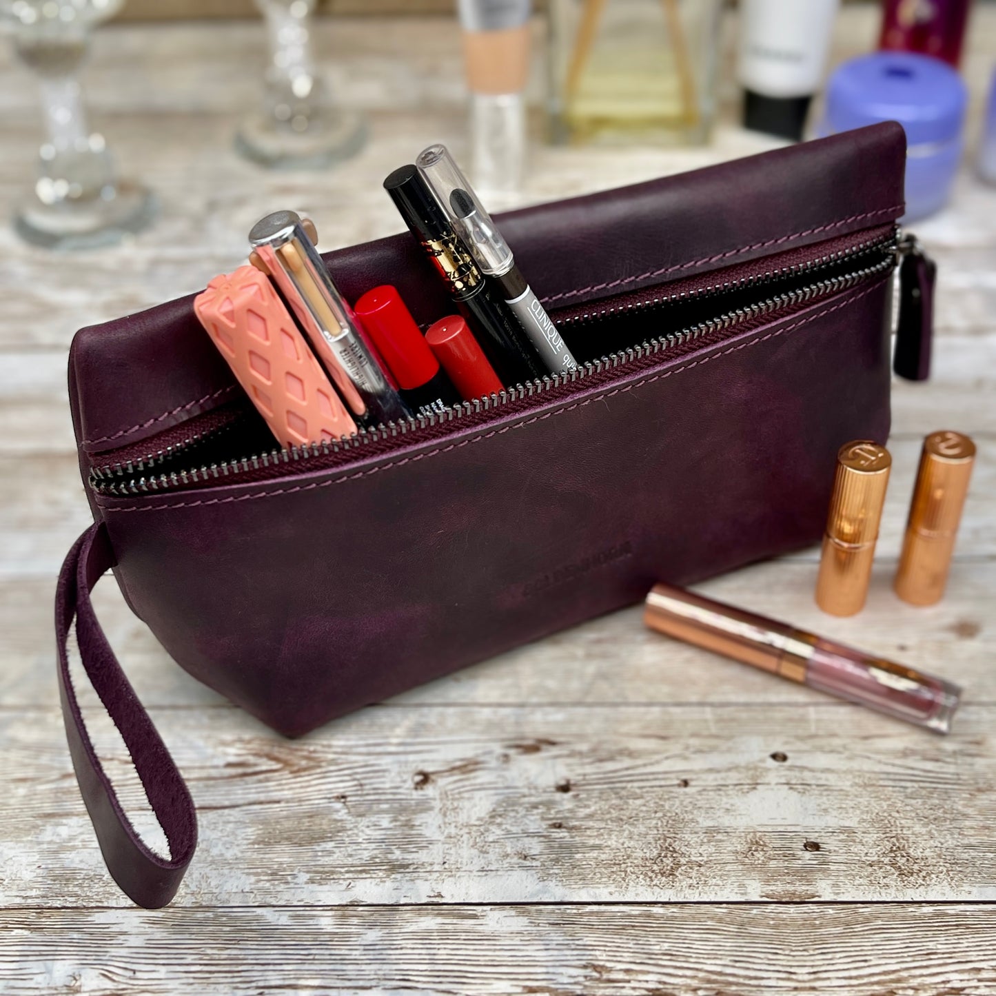 Personalized Toiletry Bag | Toiletry Bag Women | Large toiletry bag | Bridal Gift | Make Up Purse | Cosmetic Pouch | Make Up Organiser