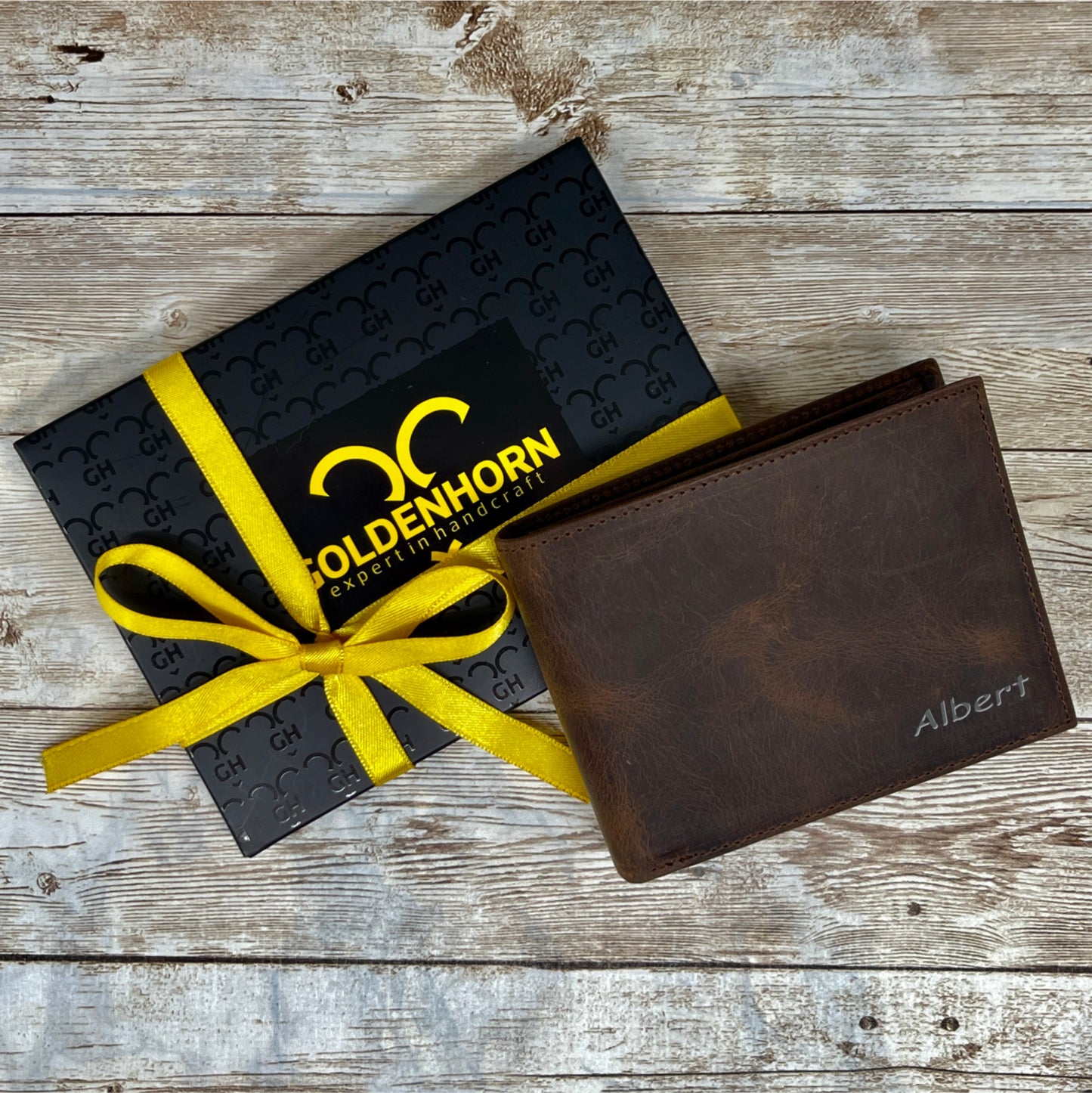 Dark Brown Handmade Leather Wallet