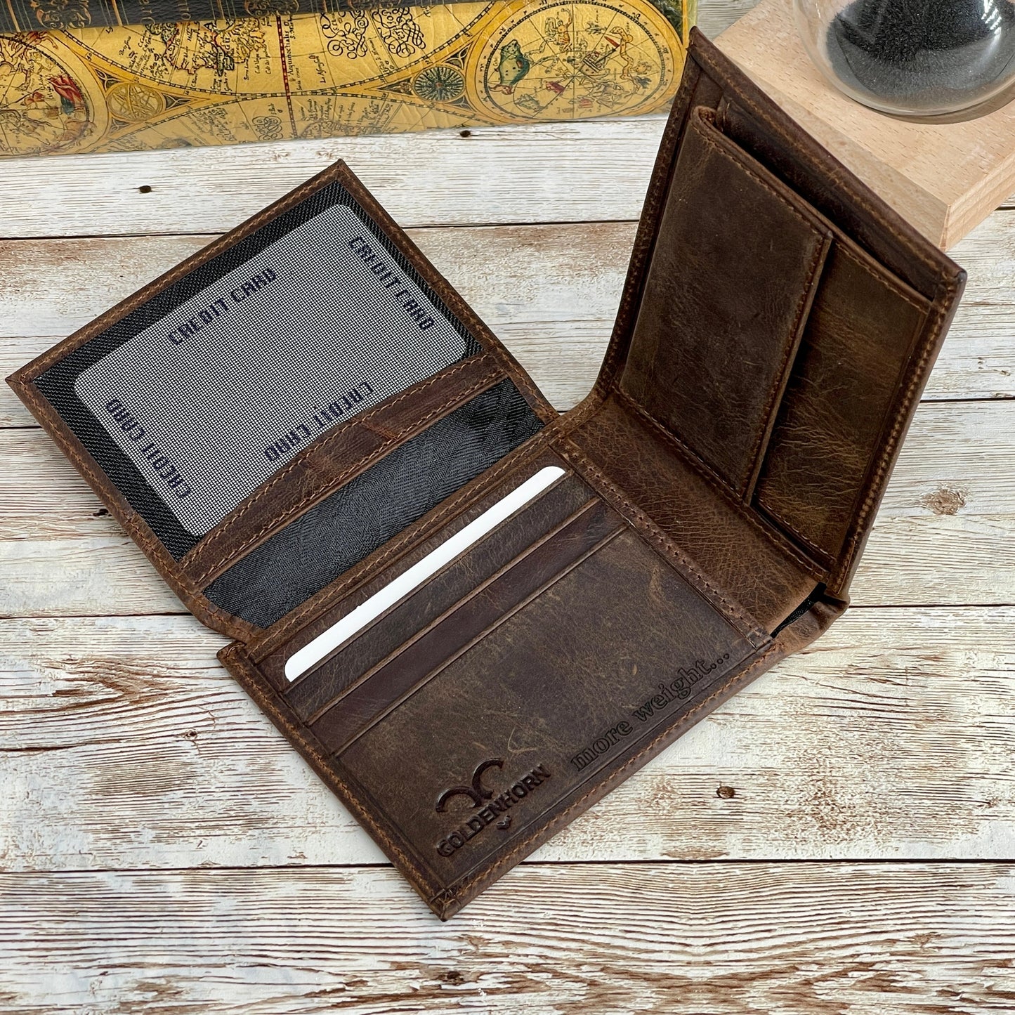 Brown Handmade Leather Wallet