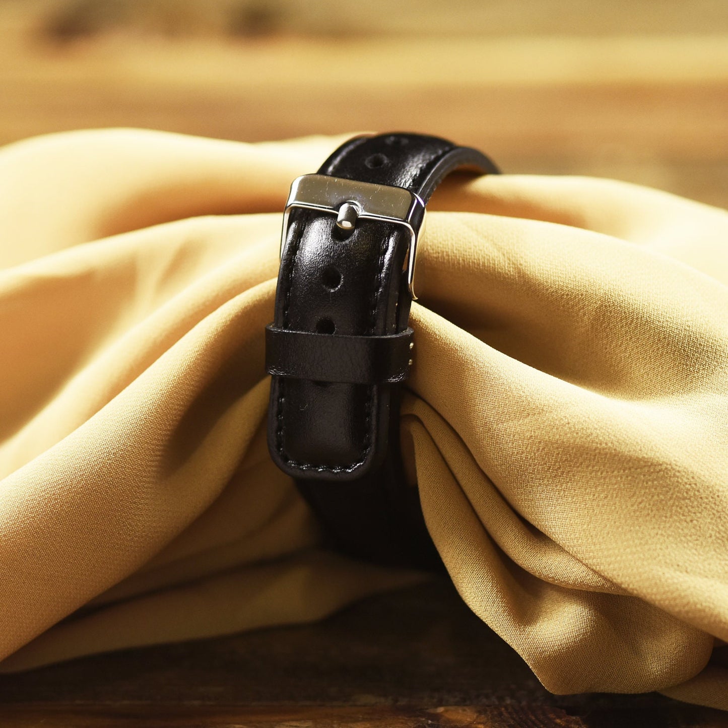 Black Apple Watch Band for Series 7-6-5-4-3-2-1 / Apple watch strap 38mm, 40mm, 42mm, 44mm / Men's Apple Leather Band