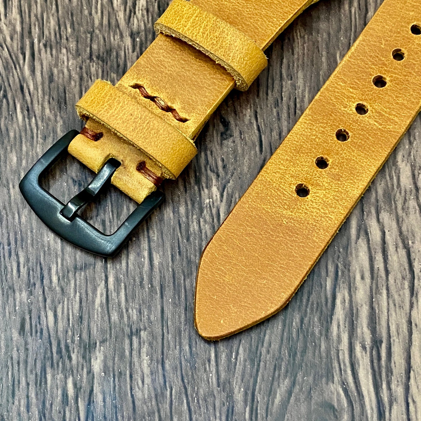 Light Brown Genuine Leather Apple Watch Band, 100 % Hand Cut and Hand Stitched Apple Band 42mm, 38mm, 40mm, 44mm for Series 1-2-3-4-5-6