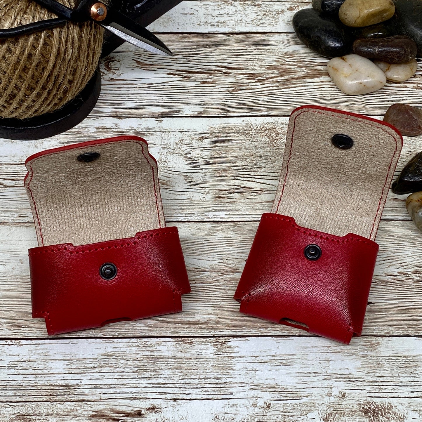 Red AirPods Case with Keychain, Personalized AirPods Leather Case Cover, Airpod Pro Case, Leather Airpod Pro Case, Engraved AirPods Case,