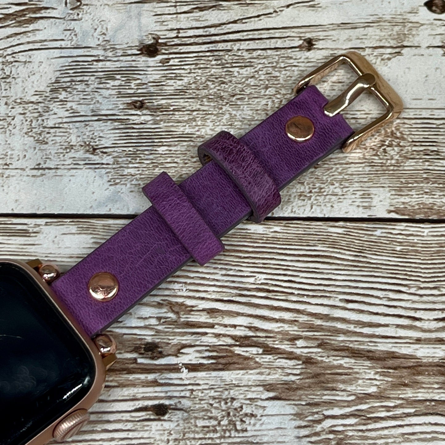 Purple Apple Watch Band, 42mm, 38mm, 40mm, 44mm for Series 1-2-3-4-5-6-SE, Gift for Anniversary, Free Laser Engraving,  Mother Day Gift