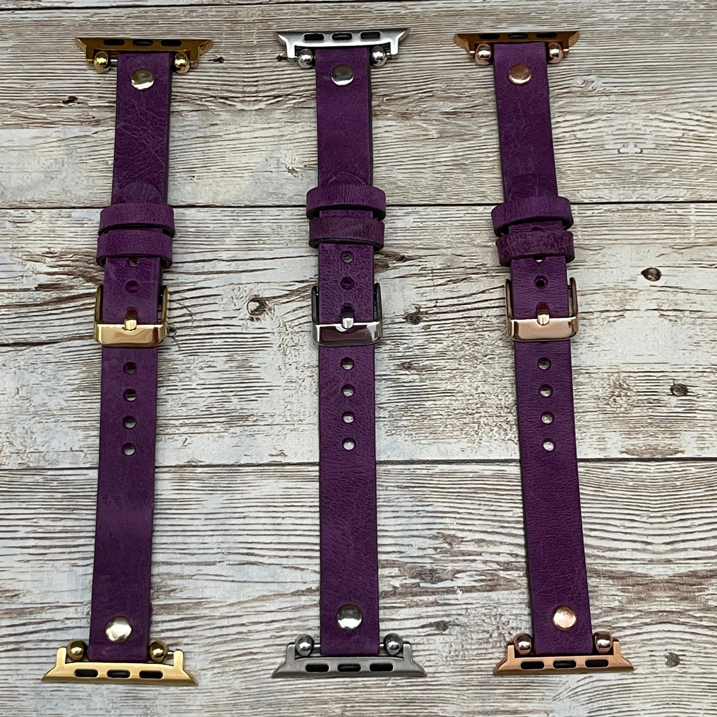 Purple Apple Watch Band, 42mm, 38mm, 40mm, 44mm for Series 1-2-3-4-5-6-SE, Gift for Anniversary, Free Laser Engraving,  Mother Day Gift
