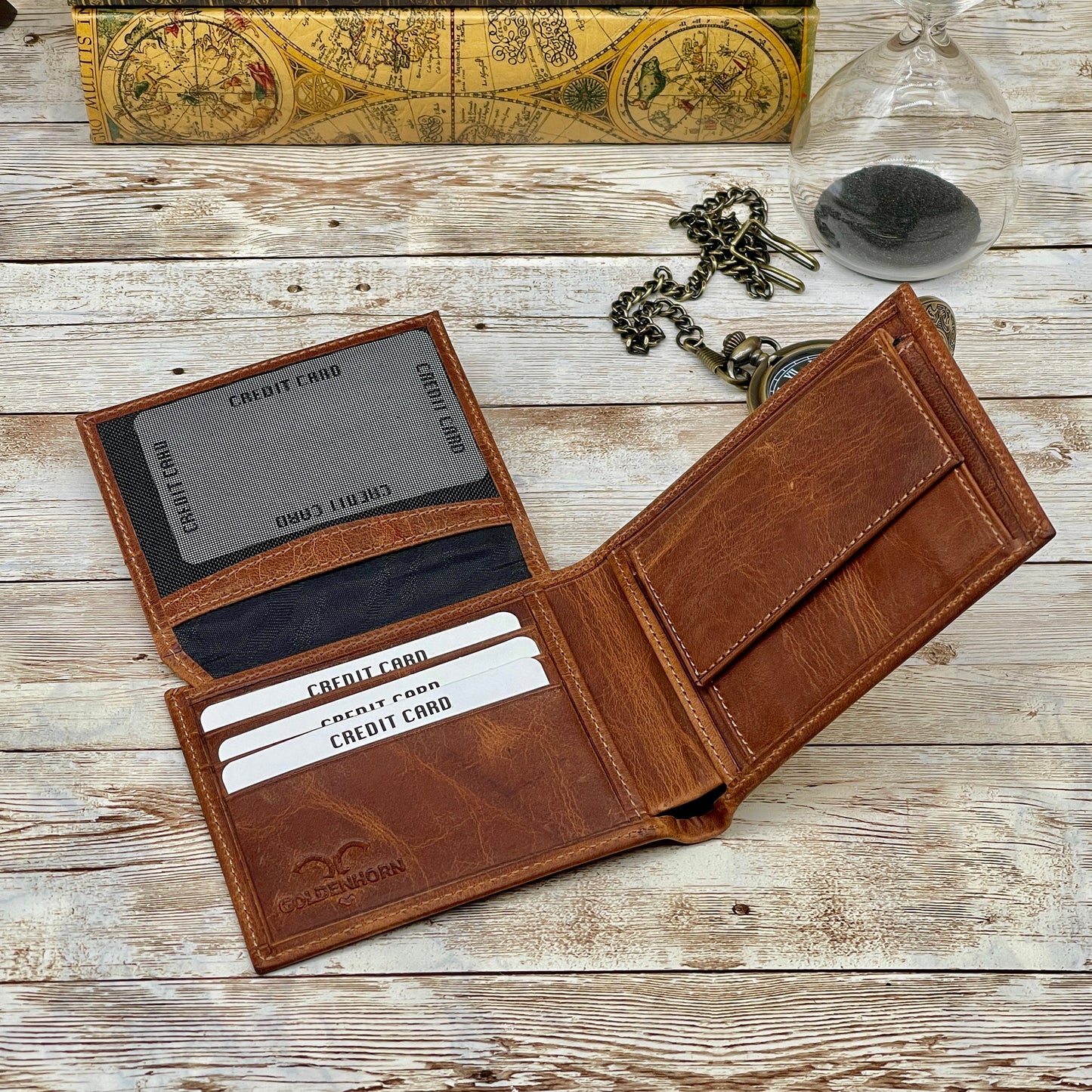 Portafoglio Per La Scrittura a Mano, Handmade Bifold Wallet, Monogrammed Wallet, Engraved Wallet, Personalized Wallet, Handwriting Available