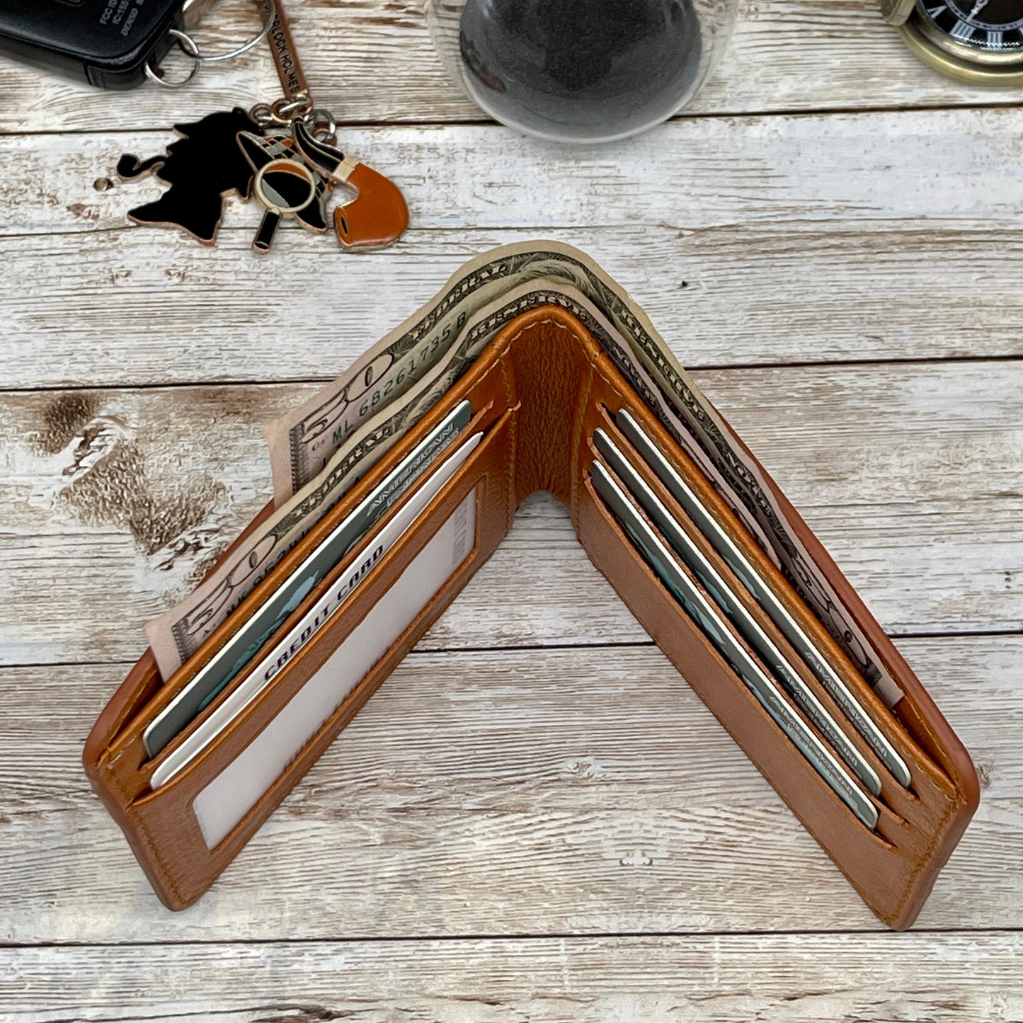 Men's Wallet | Personalized Wallet | Gift for Him | Groomsman Gift | Husband Gift | Monogram Wallet | Engraved Wallet | Gift for Dad