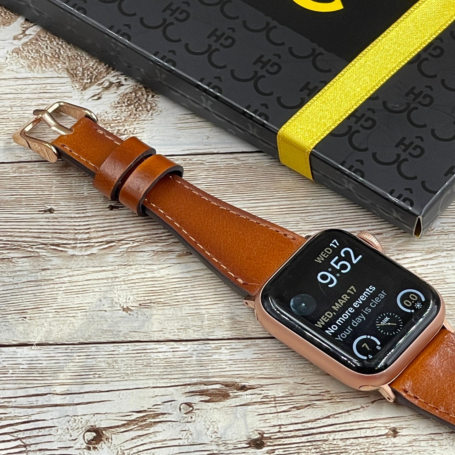 Apple Watch Slim Band, Apple Watch Leather Band, 38mm, 40mm, 42mm, 44mm, Apple Watch Strap, Suitable for Series: 1-2-3-4-5-6 & SE