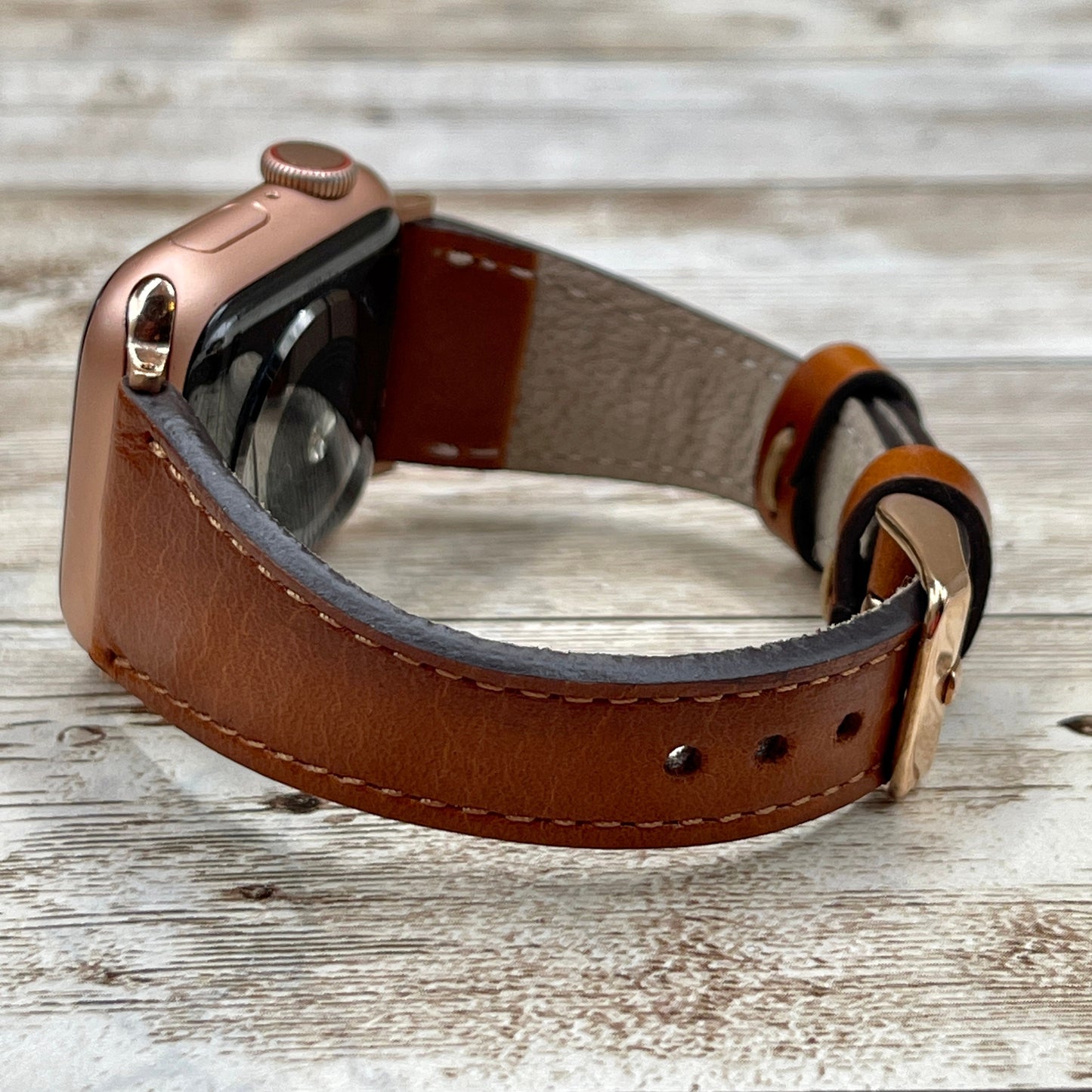 Apple Watch Slim Band, Apple Watch Leather Band, 38mm, 40mm, 42mm, 44mm, Apple Watch Strap, Suitable for Series: 1-2-3-4-5-6 & SE