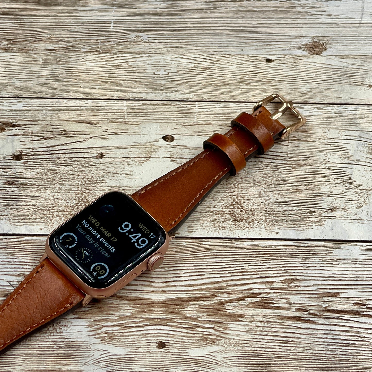 Apple Watch Slim Band, Apple Watch Leather Band, 38mm, 40mm, 42mm, 44mm, Apple Watch Strap, Suitable for Series: 1-2-3-4-5-6 & SE