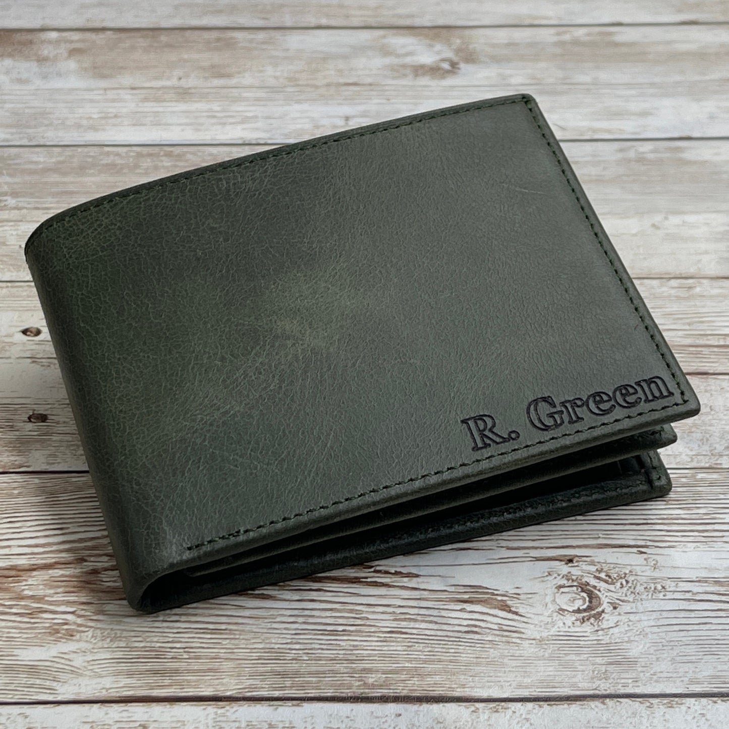 Leather Wallet l Custom Leather Wallet l Anniversary Gift for Him Personalized Mens Leather Wallet l Groomsmen Wallet Gift for Him