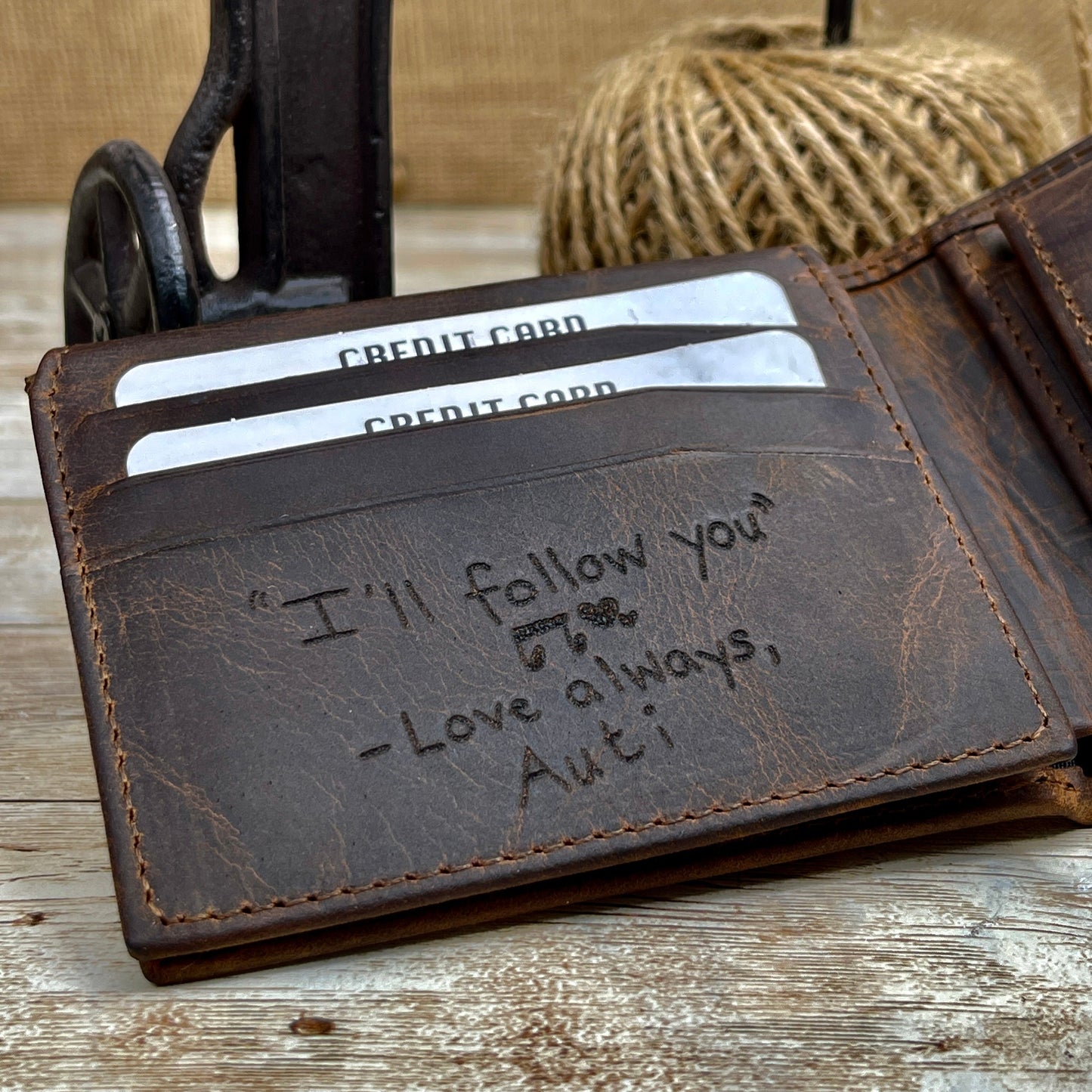 Personalized Leather Wallet, Custom Leather Wallet, men Monogrammed Leather Wallet, Handmade Bifold Wallet, Engraved Wallet