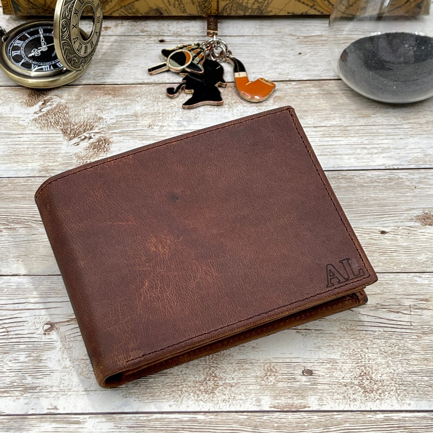 Handwriting Wallet | Leather Wallet For Men | Personalized Wallet Gifts | Handwriting Gift For Him | Engraved Wallet | Fathersday Gift