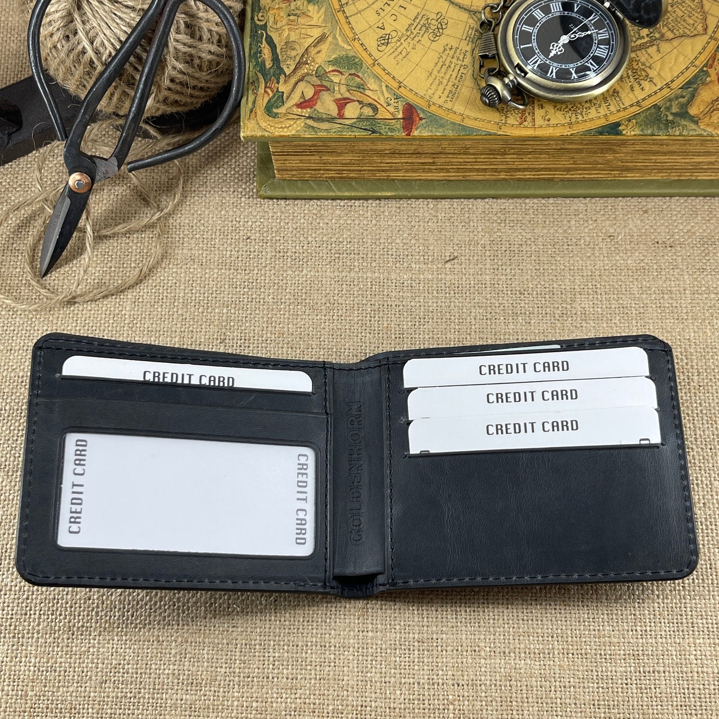 Mens Leather Wallet | Customized Leather Wallet | Engraved Mens Logo Wallet | Monogrammed Wallet | Personalize Wallet | Gift For Fathers Day