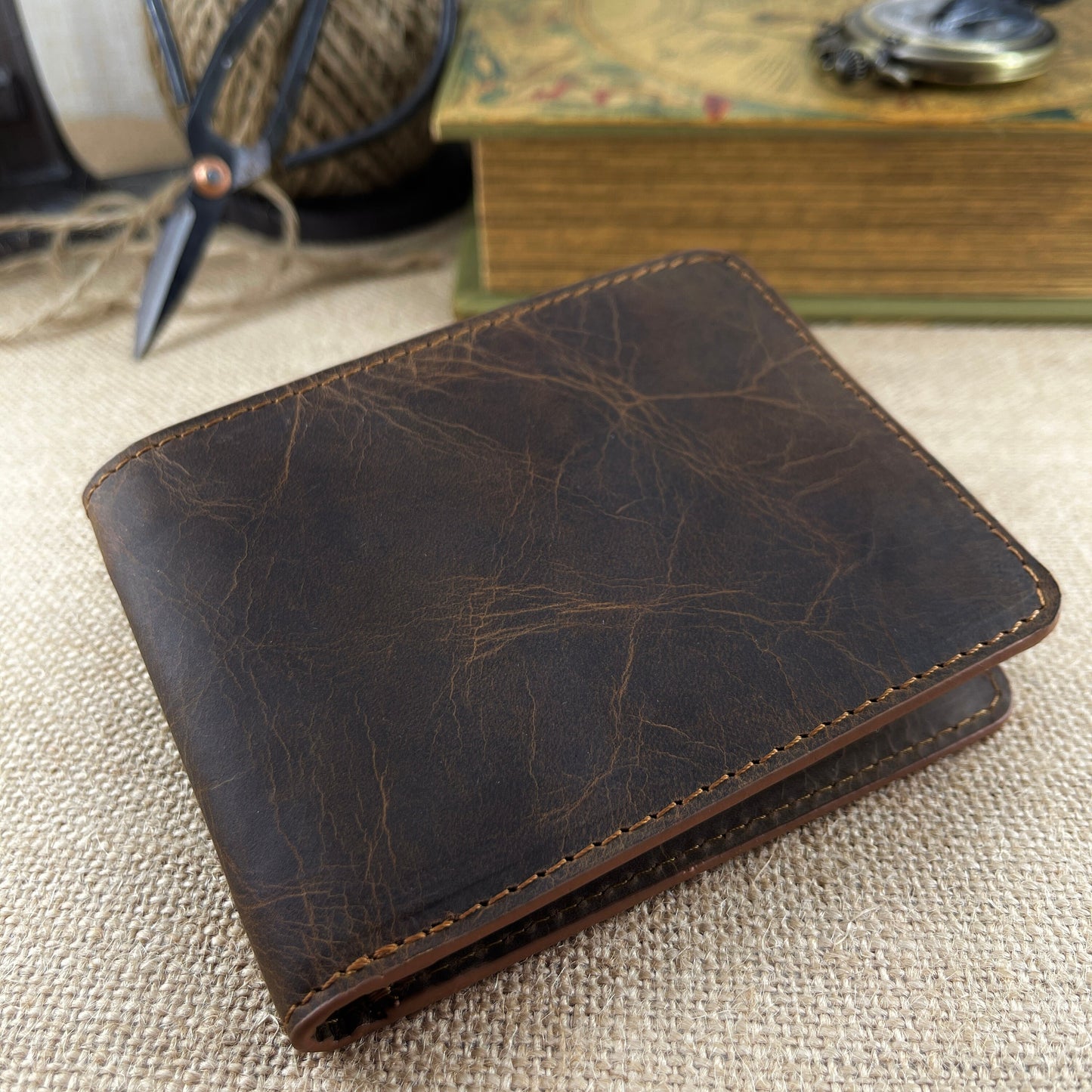 Mens Leather Wallet | Customized Leather Wallet | Engraved Mens Logo Wallet | Monogrammed Wallet | Personalize Wallet | Gift For Fathers Day