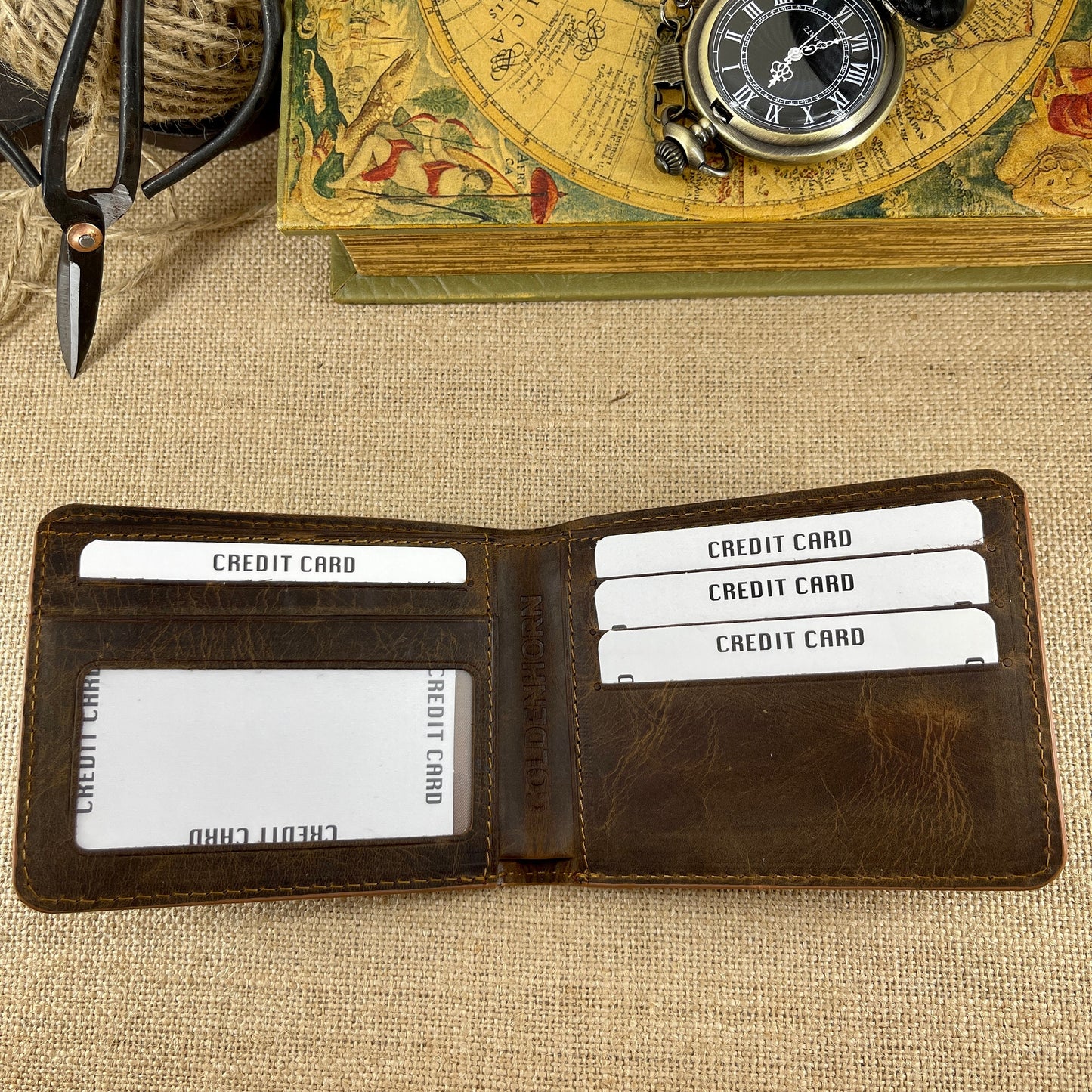 Mens Leather Wallet | Customized Leather Wallet | Engraved Mens Logo Wallet | Monogrammed Wallet | Personalize Wallet | Gift For Fathers Day