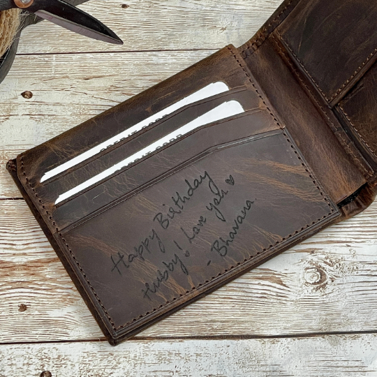 Brown Handmade Leather Wallet