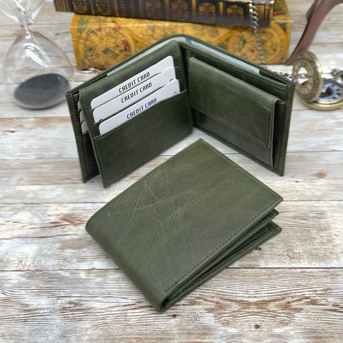 Brown Handmade Leather Wallet