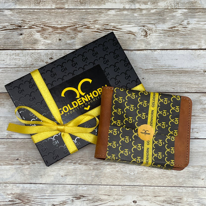 Handwriting Wallet | Personalized Mens Wallet | Customized Mens Leather Wallet | Engraved Mens Logo Wallet | Monogrammed Wallet