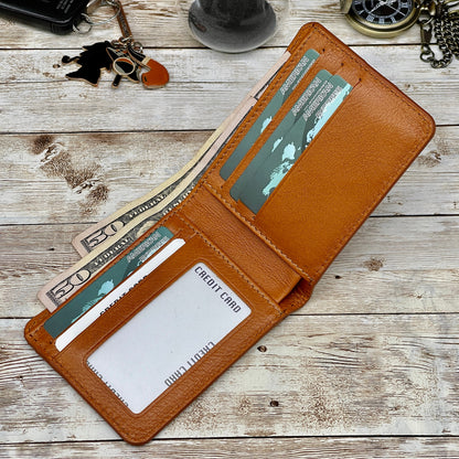 Men's Wallet | Personalized Wallet | Gift for Him | Groomsman Gift | Husband Gift | Monogram Wallet | Engraved Wallet | Gift for Dad