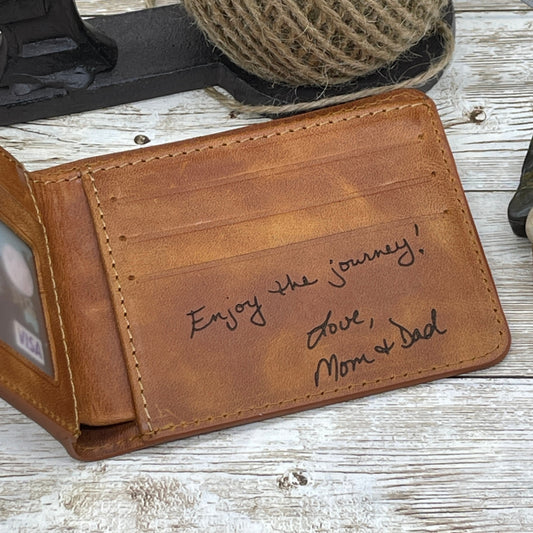 Mens Leather Wallet | Customized Leather Wallet | Engraved Mens Logo Wallet | Monogrammed Wallet | Personalize Wallet | Gift For Fathers Day